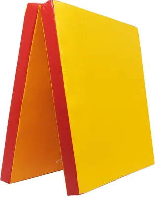Produktbild von Grevinga® Klappbare Turnmatte (RG 35) | 200 x 100 x 6 cm | GELB-ROT