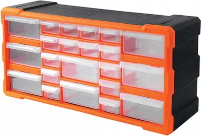 Image de Organisateur mural de garage modulaire avec 18 tiroirs