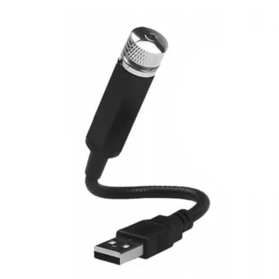 Produktbild von USB LED projektor do interiéru vozu - modrý