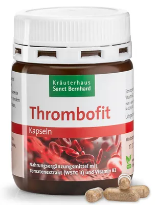 Produktbild von Sanct Bernhard Thrombofit - 60 Kapseln