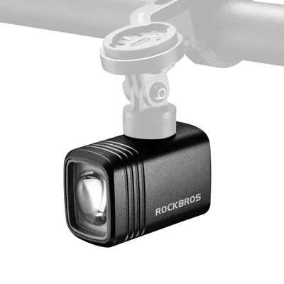 Zdjęcie produktu dla ROCKBROS Potężne światło rowerowe LED o mocy 1000 lumenów Przednie światło rowerowe USB z możliwością ładowania Wodoodporne IPX6, światło do rowerów MTB i szosowych Czarne