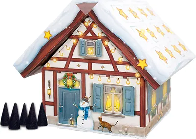 Produktbild von ROTH Räucherkerzen Adventskalender "Räucherhaus"