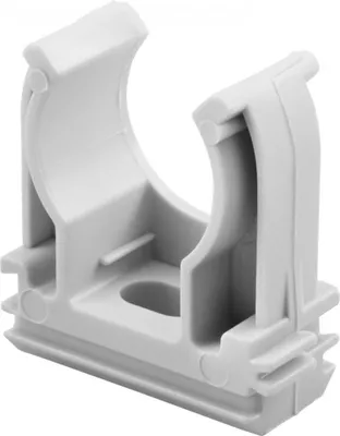 Image de Clips Tube D.25 Gris Ral 7035 Fixation Tube D.25mm Gris - Gewiss