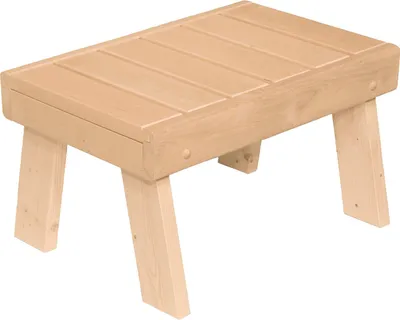 Produktbild von Harvia Schemel Saunahocker Sauna-Tritthocker Holz Hocker Erle einstufig