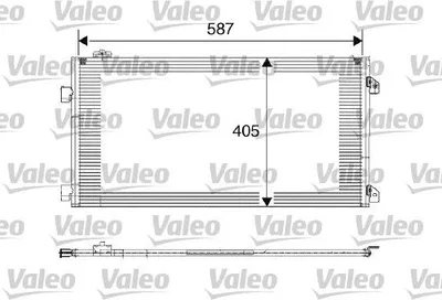 Produktbild von VALEO Kondensator, Klimaanlage  817646