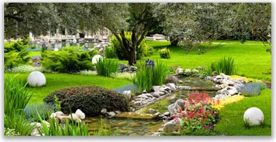 Produktbild von Glasbilder 140x70 Wandbild Druck auf Glas Garten Natur