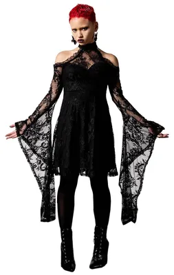 Produktbild von Killstar Minikleid - To Dust Schwarz XL