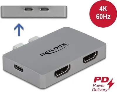 Productafbeelding van Delock Dockingstation - USB-C / Thunderbolt 3