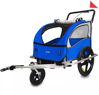 Image de Chariot vélo enfant DMS Allemagne FH-02R / bleu