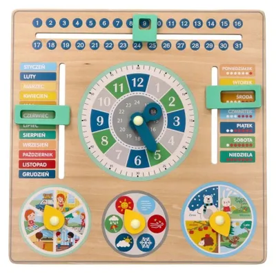 Produktbild von Adam Toys Holzkalender - e Version