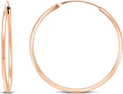 Produktbild von Zeitlose Creolen aus Bronze EA020R Durchmesser: 3,5 cm