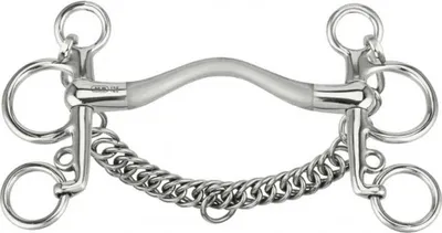 Image de Sprenger Satinox Pelham Low Port 14 Mm Bridon Argent 115 mm Argent 115 mm