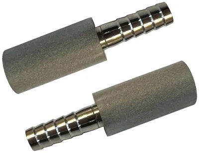2er-Pack Diffusionsstein Edelstahl 2,0 µm 1/4" Barb
