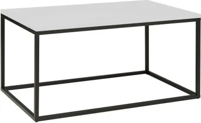 Obrázek produktu pro Konferenční stolek Loft Rozkládací stůl Stůl do obývacího pokoje Odkládací stolek (černý/bílý)