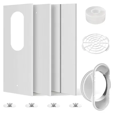 Fensterabdichtung für mobile Klimaanlagen, verstellbar, 43–125 cm
