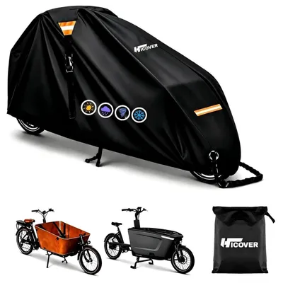 Produktbild von Lastenrad Abdeckung wasserdicht 600D Polyurethan285 x 115 x 66cm