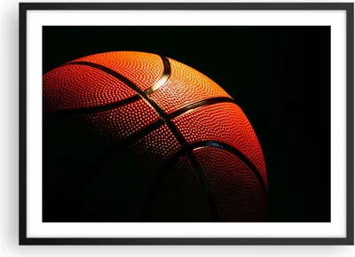 Produktbild von Gerahmtes Poster - Schwarzer Rahmen - Basketball Spiel Sport - 70x50 cm - Wand Bild - Wanddeko - Wandbilder - Kunstposter - Wandposter - Bilderrahmen - Bilder - Kunstdruck - Wandbild - P2BAA70x50-2225