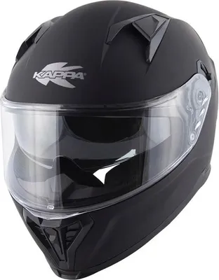 Produktbild von Integralhelm Kappa KV52 Kronos ECE 22R06, Schwarz Matt, Größe 58/M