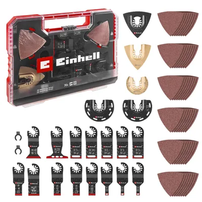 Produktbild von EINHELL Multitool-Set 70-teilig, in XXL-PLUS-CASE, Sägeblatt-Satz