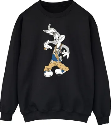 Produktbild von Looney Tunes - "Rapper" Sweatshirt für Herren BI2141 (M) (Schwarz)
