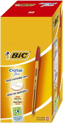 Immagine prodotto di BiC® 872720 Penna a sfera Cristal® Original fine - 0,35 mm, rosso