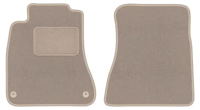 Productafbeelding van Velours voormatten voor Lexus IS II 2005-2013 (sedan) – 2-delig, beige, op maat – Wielganizator LUX