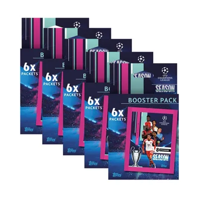 Image de Topps - Champions League 2023/24 - Autocollants à collectionner - 5 blisters