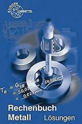 Produktbild von Rechenbuch Metall / Lösungen zu 10307