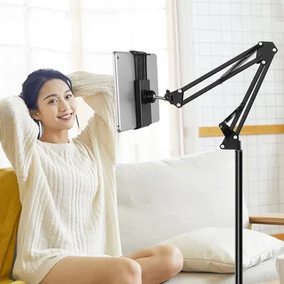 Produktbild von Handy-Halterungen, Handyhalterung, Handyhalterung, Ständer, Selfiestick, Stativ, Erweiterbar, Stange Handyhalterung, für 10-18 cm Mobiltelefone
