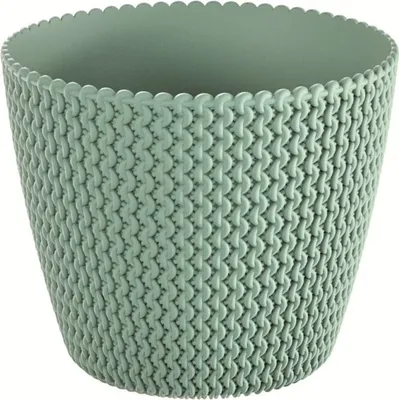 Produktbild von Prosperplast Round Splofy 8l 25.9x22 Cm Blumentopf Grün  Grün One Size