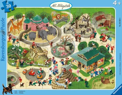 Obrázok produktu pre Ravensburger 05565, 30 kusov, Zvieratá, 4 rok / roky