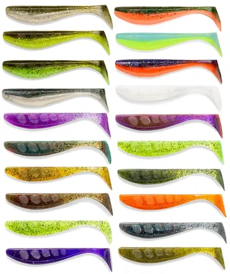 Produktbild von Fishup Wizzle Shad 3' 8cm - 8 Gummifische, Fishup Farben:Bluegill/Pearl