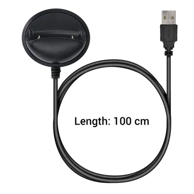Produktbild von kwmobile USB Kabel Charger kompatibel mit Samsung Gear Fit2 / Gear Fit 2 Pro Ladekabel - Smart Watch Ersatzkabel - Fitnesstracker Aufladekabel in