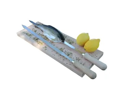 Produktbild von Steckerlfisch Spieß aus Edelstahl - Grillspieß - Edelstahlspieß