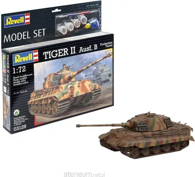 Zdjęcie produktu dla Revell Model Set Tiger II Ausf. B 1:72