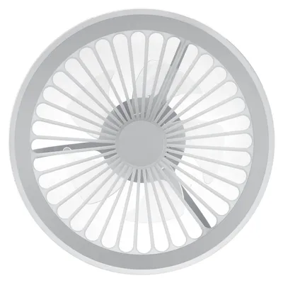 Image de Ventilateur de plafond avec éclairage LED - Design moderne et minimaliste - Puissance de 114W - Diamètre de 50 cm - Télécommande