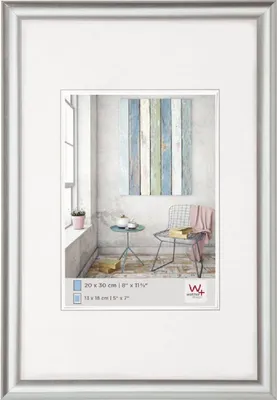 Produktbild von Walther Trendstyle silber  30x40 Kunststoff                KP040S