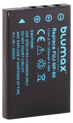 Produktbild von Blumax Akku passend für Fuji NP-60 Fujifilm Finepix F601,  M603 1200 mAh (3,7V)
