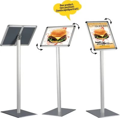 Obrázok produktu pre update displays UCMB1N00A4X1000 update displays Infoständer silber DIN A4