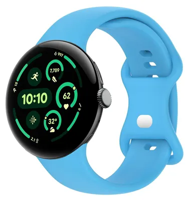 Immagine prodotto di Cinturino in silicone per smartwatch Google Pixel Watch 4 / 3 da 45 mm con fibbia a farfalla