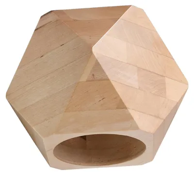Image de Applique WOODY bois naturel 1xG9 8W bois 12x14x12cm Sollux Lighting