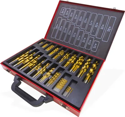 910631 Spiralbohrer Teilig Metallbohrer Metall Koffer Bohrersatz Bohrer Titanbeschichtet Tlg. Spiralbohrerset Bohrerset Metallkoffer 4031765203845 20384