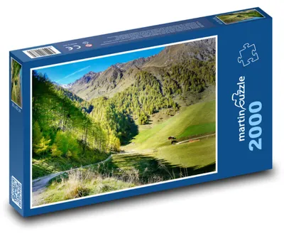 Produktbild von Puzzle 2000 Straße durch die Bergnatur - martinpuzzle