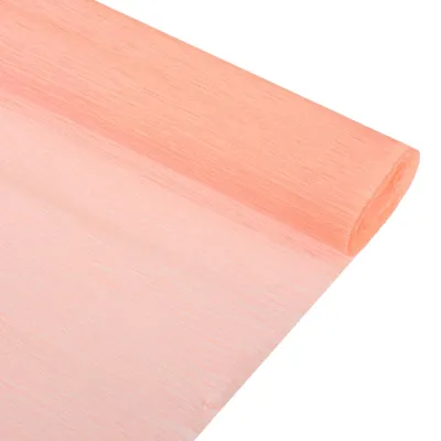 Krepppapier-Rolle, 2 Stück, 2,5 m x 25 cm, Champagner, für Deko und Basteln