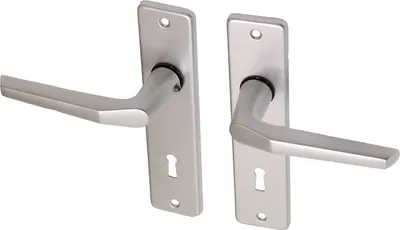 Immagine prodotto di Maniglia per porta con piastra in alluminio modello pollice - per set