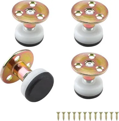 Obrázek produktu pro Nastavitelné nohy ke stolům – 4 kusy – výškově nastavitelné nohy – od 33 do 46 mm – pro stoly a skříně.