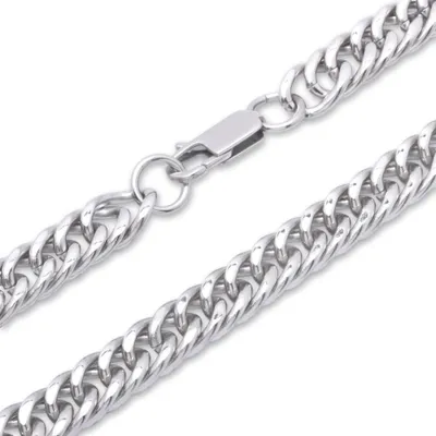 Produktbild von Hochglanzpolierte Edelstahl Kette - N5012 (Länge: 50cm)