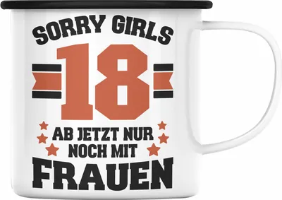 Produktbild von Trendation - 18. Geburtstag Geschenk Jungs Jungen Mann Lustiger Spruch 18er Geburtstagsgeschenk (Schwarz)