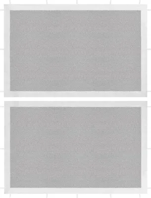 Produktbild von Partyzelt-Seitenwände 2 Stk. Mesh Weiß und Schwarz