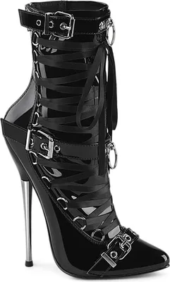 Produktbild von DAGGER-1032 Damen Booties von Devious, Schwarz EU 42, US 12